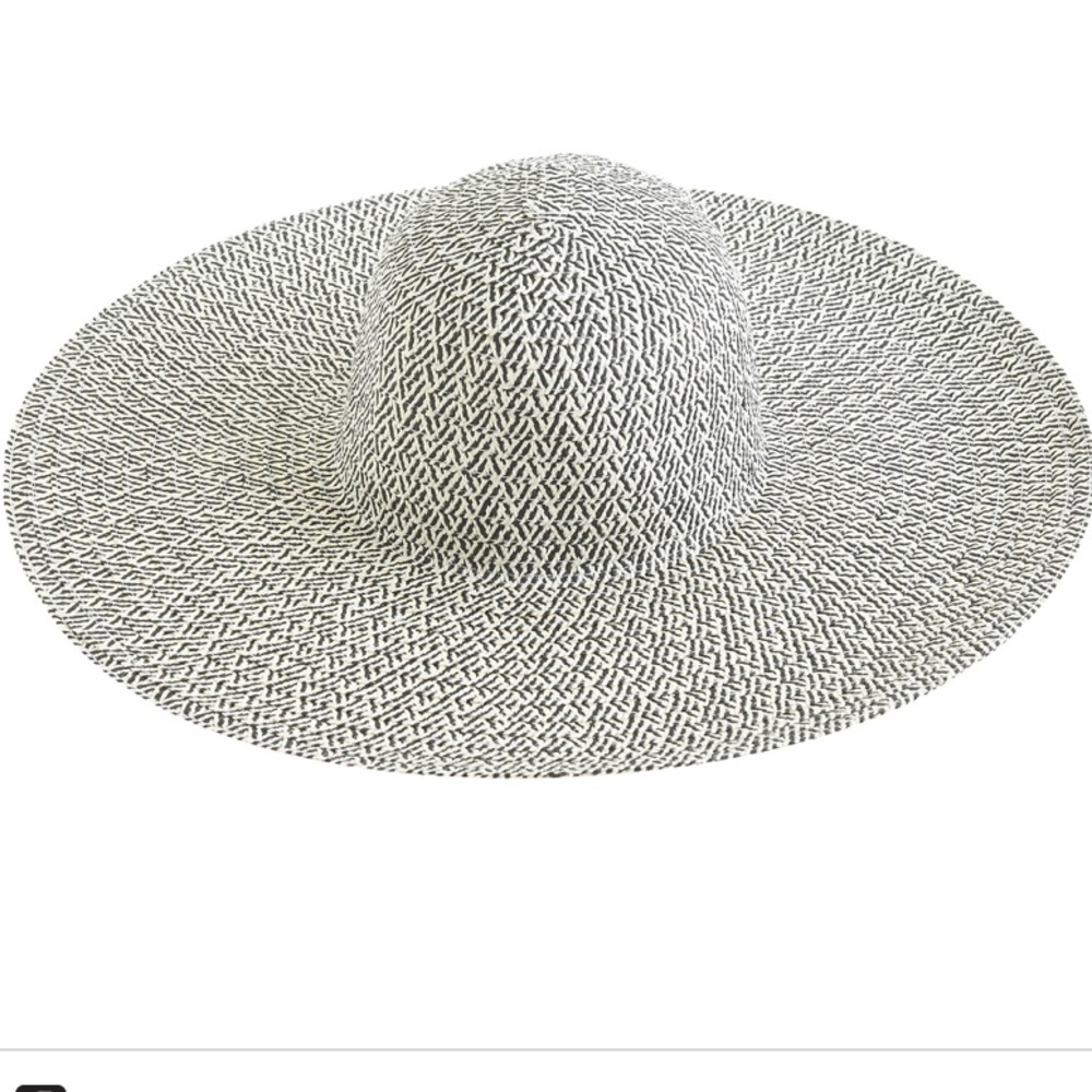 NWT J. CREW Patterned Summer Straw Hat